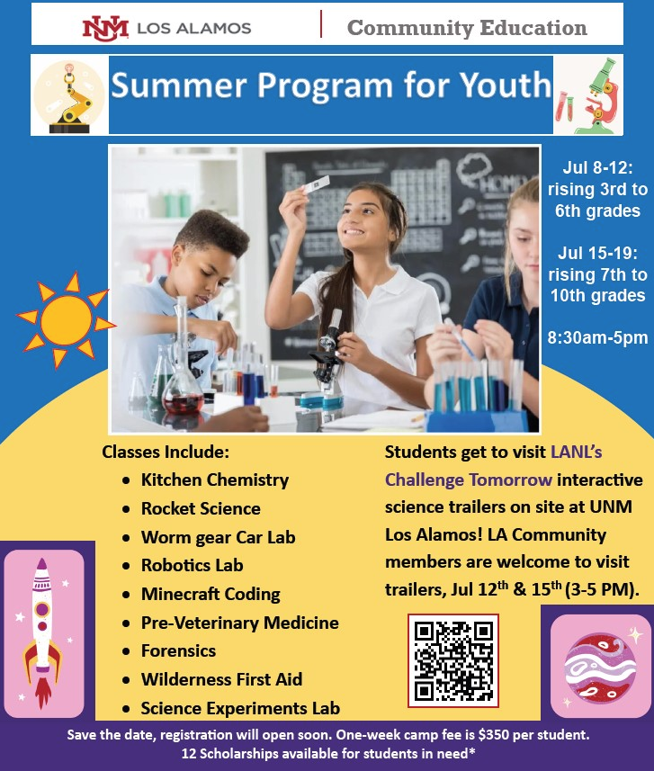 summer program for youth by unm los alamos